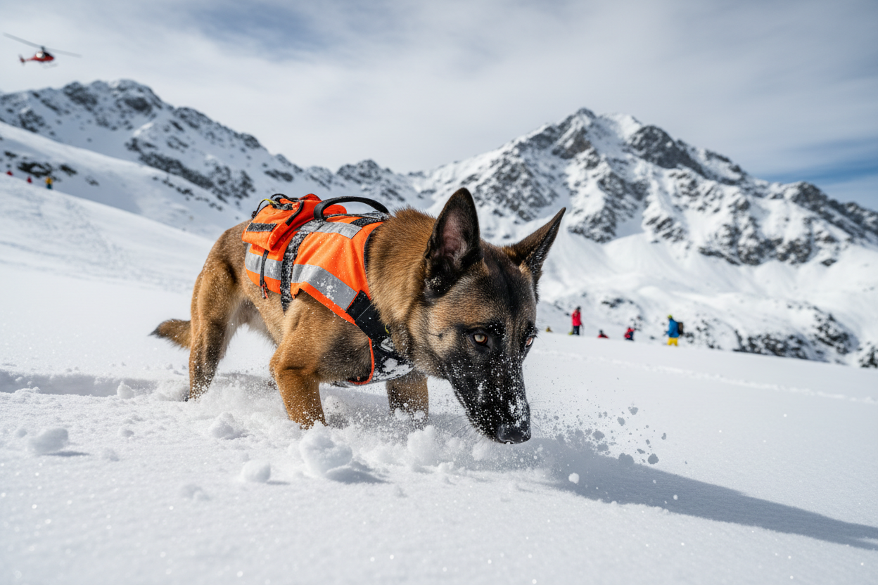 Chiens de travail et d'utilité | Chiens de recherche et sauvetage : avalanche et catastrophes
