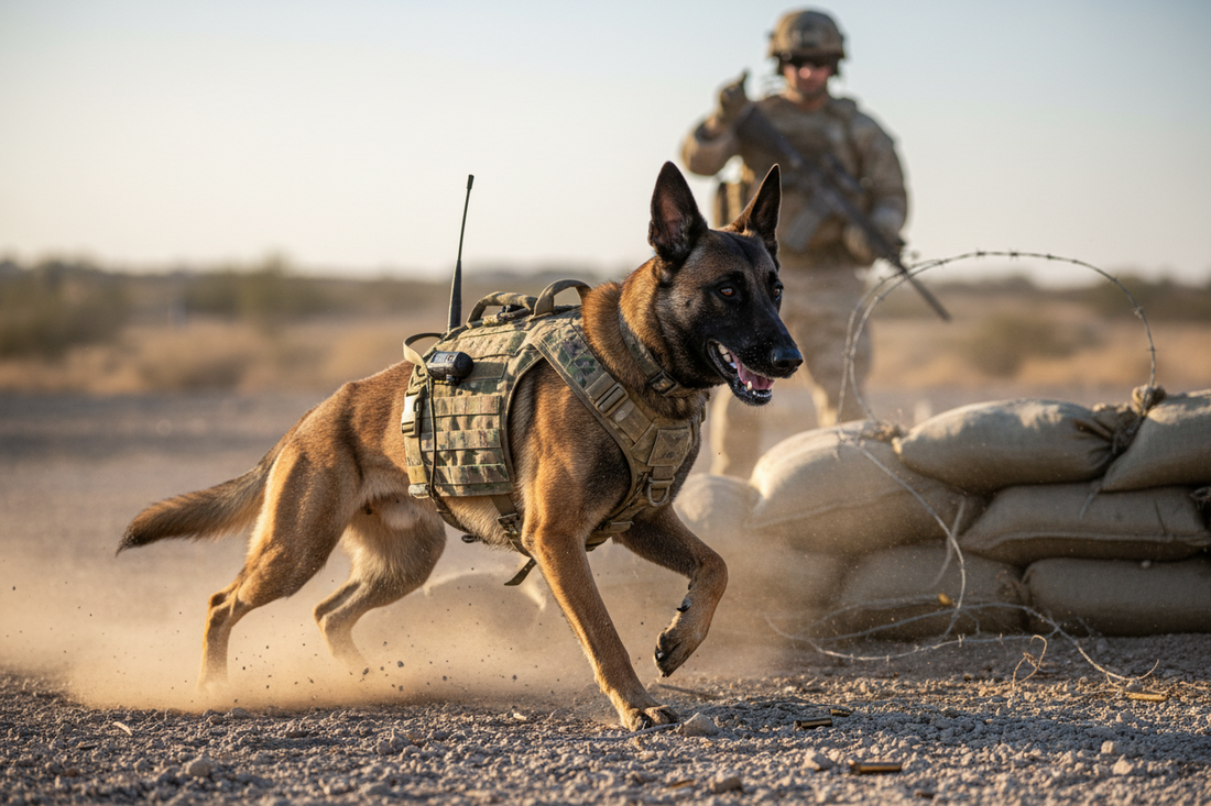 Chiens de travail et d'utilité | Chiens militaires : formation, missions, santé après service